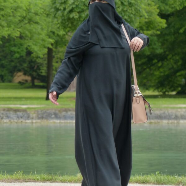Premium elegant black abaya for women